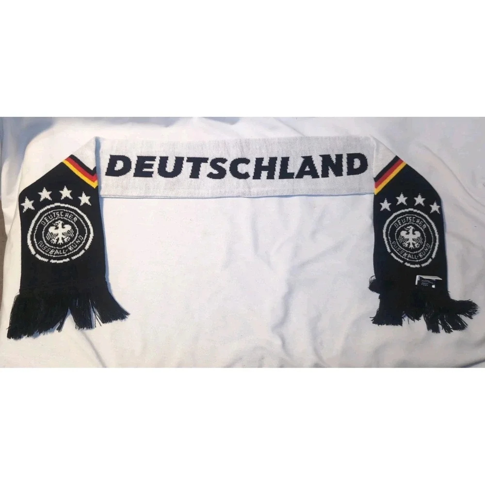 Germany Deutschland DFB Futbol Soccer Scarf FIFA World Cup Icon Sports